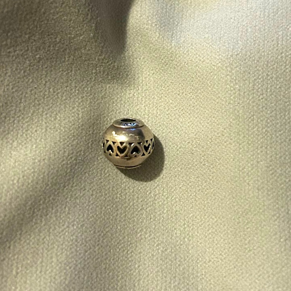 Pandora Sterling Silver Essence Collection Love Heart Cutout Charm